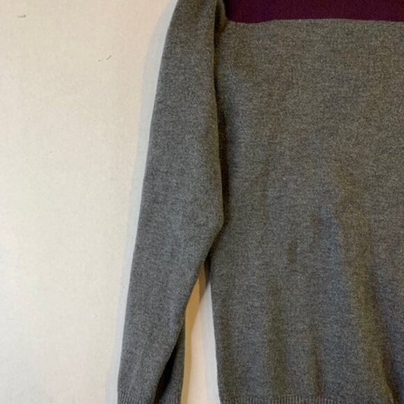 Calvin Klein Women's Size S Turtle Neck Long Sleeve Color Block Knit Sweater - Picture 8 of 8